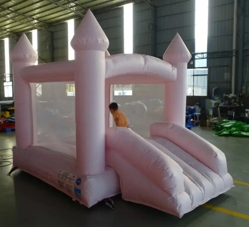 8x8ft Commercial Inflatable Pastel Bouncy Castle Wedding Party Portable Tent - Picture 14 of 22