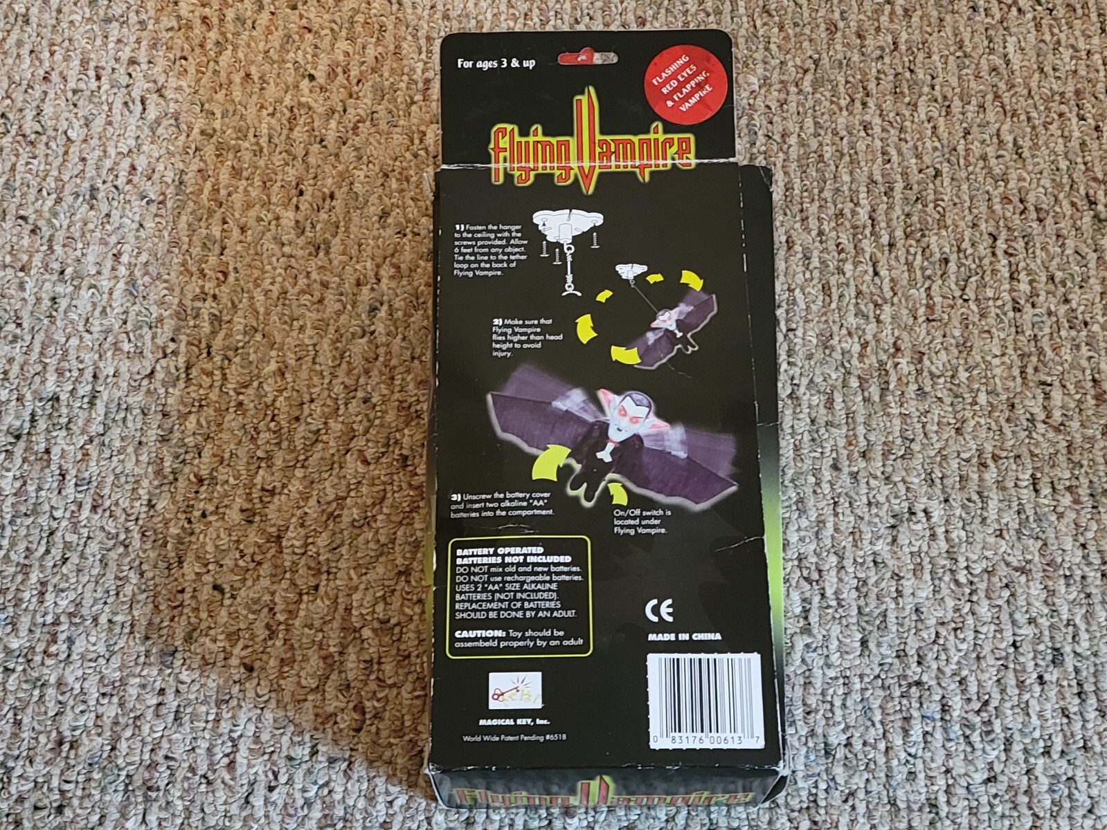MAGICAL KEY FLYING VAMPIRE HALLOWEEN TOY eBay