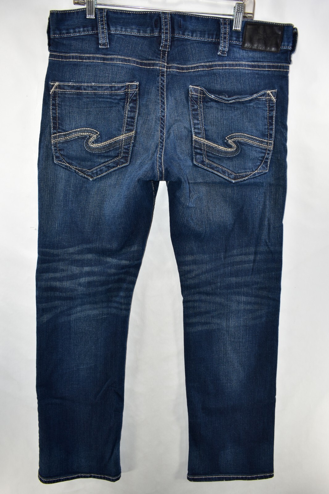 Silver Eddie Relaxed Fit Tapered Leg Jeans Mens Size … Gem