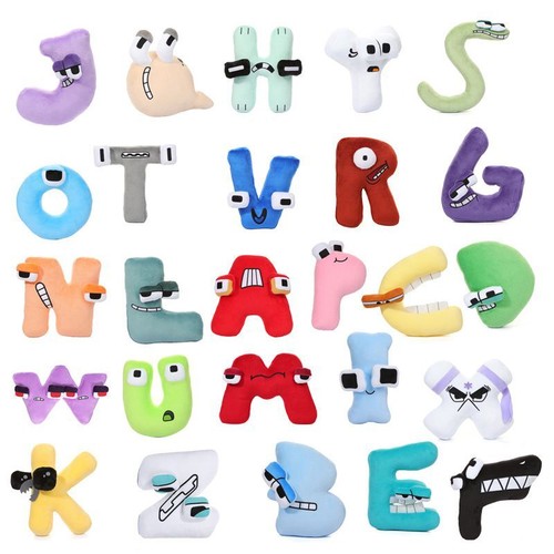 26 Plush Doll Alphabet Lore Letter Kid Educational Toy Home Easter Easter Gift- - Picture 4 of 51