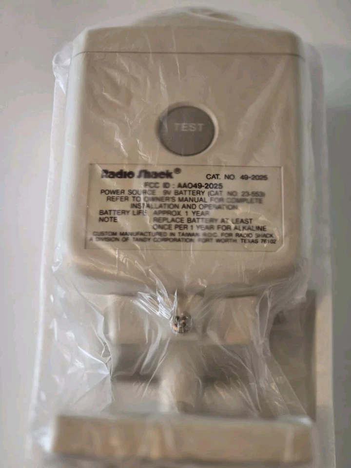 Radio Shack Wireless Infrared Motion Sensor Unit #49-2025 NOS NEW - Image 2 of 4