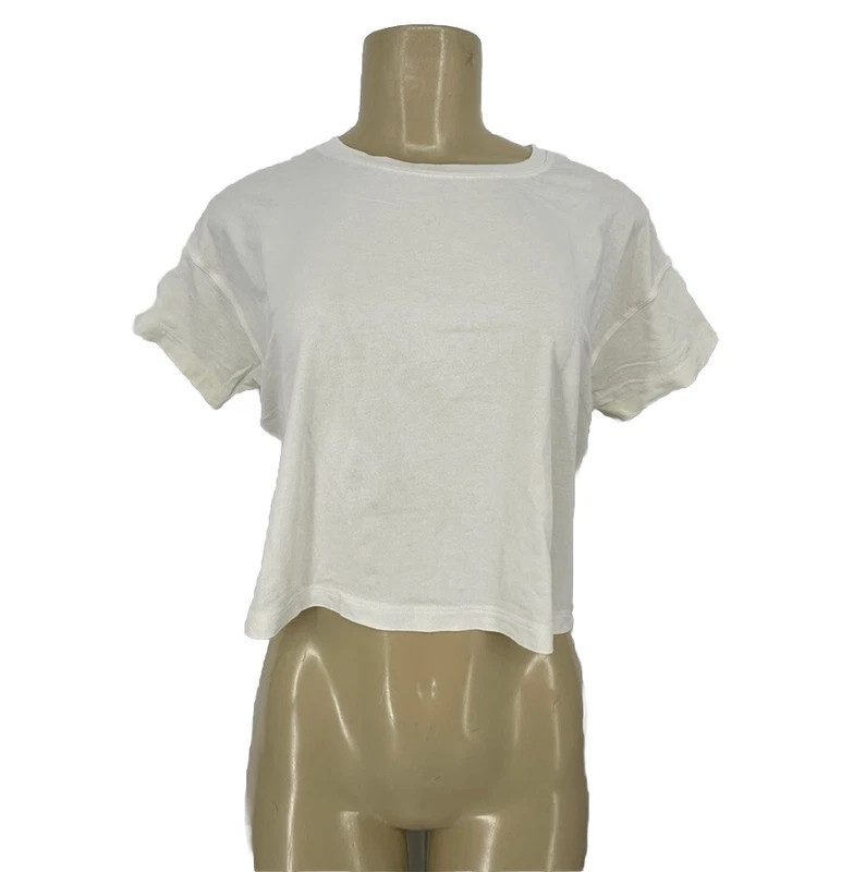 lululemon cropped short sleeve relaxed fit n100v shirt