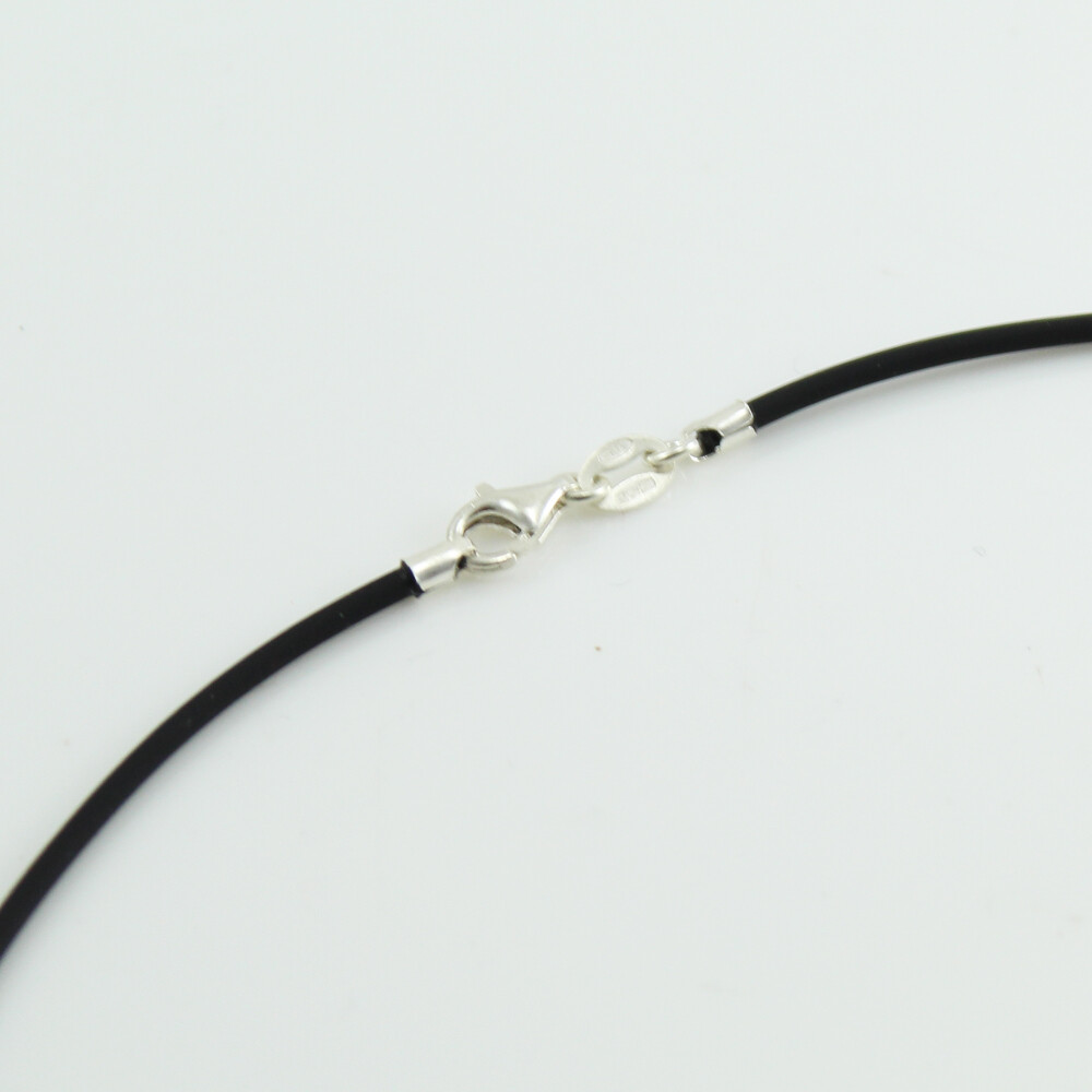 Collier Argent 925 Sardaigne - Gravure "4 Mori Sardi", Longueur 45 Cm, Unisexe