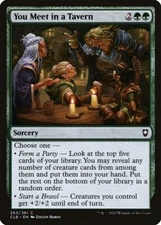 (x4) You Meet in a Tavern 263/361 Play Set Common Foil Baldur's Gate MTG NM