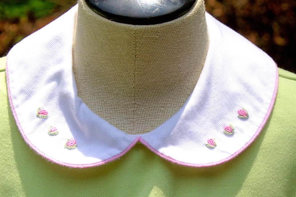 Vestido Anavini Primavera Verde Calado Flor de Pascua Tulipanes Verano Fiesta Especial Foto 3 de 4