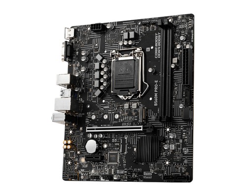 MSI B560M PRO-E Motherboard Intel B560 LGA 1200 DDR4 microATX M.2 VGA+HDMI Core - Bild 2 von 4