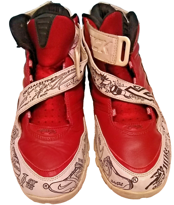 Nike Air Zoom Michael Vick 7 Sneakers Laser Dirty Bird 9.5 Red