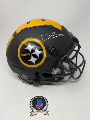 TJ WATT DEVIN BUSH Pittsburgh Steelers SIGNED Full-Size F7 Pro