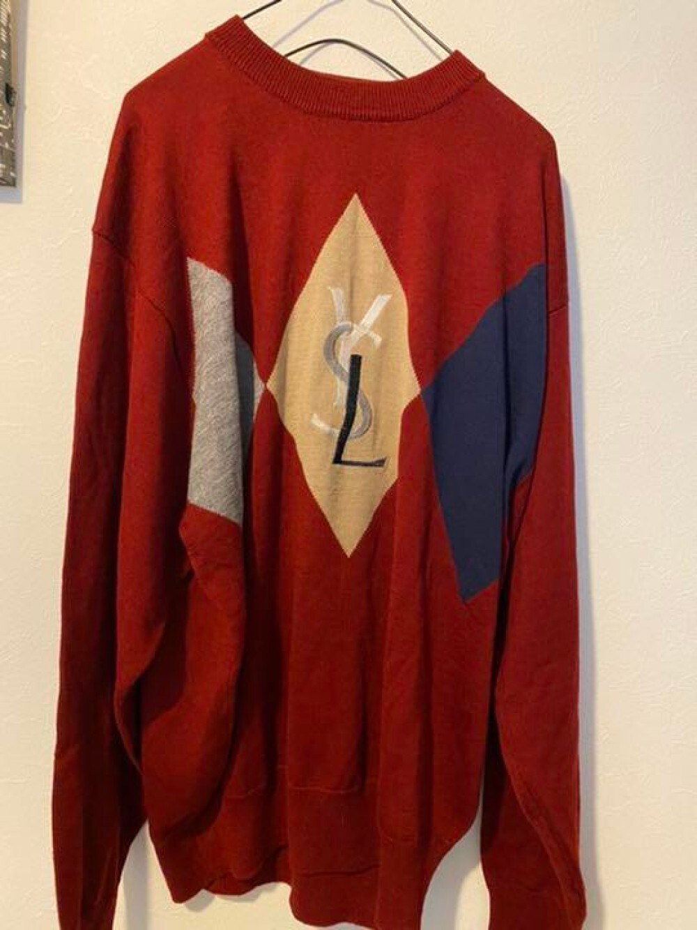 Maglione maglia originale Yves Saint Laurent vintage YSL anni 90 taglia L