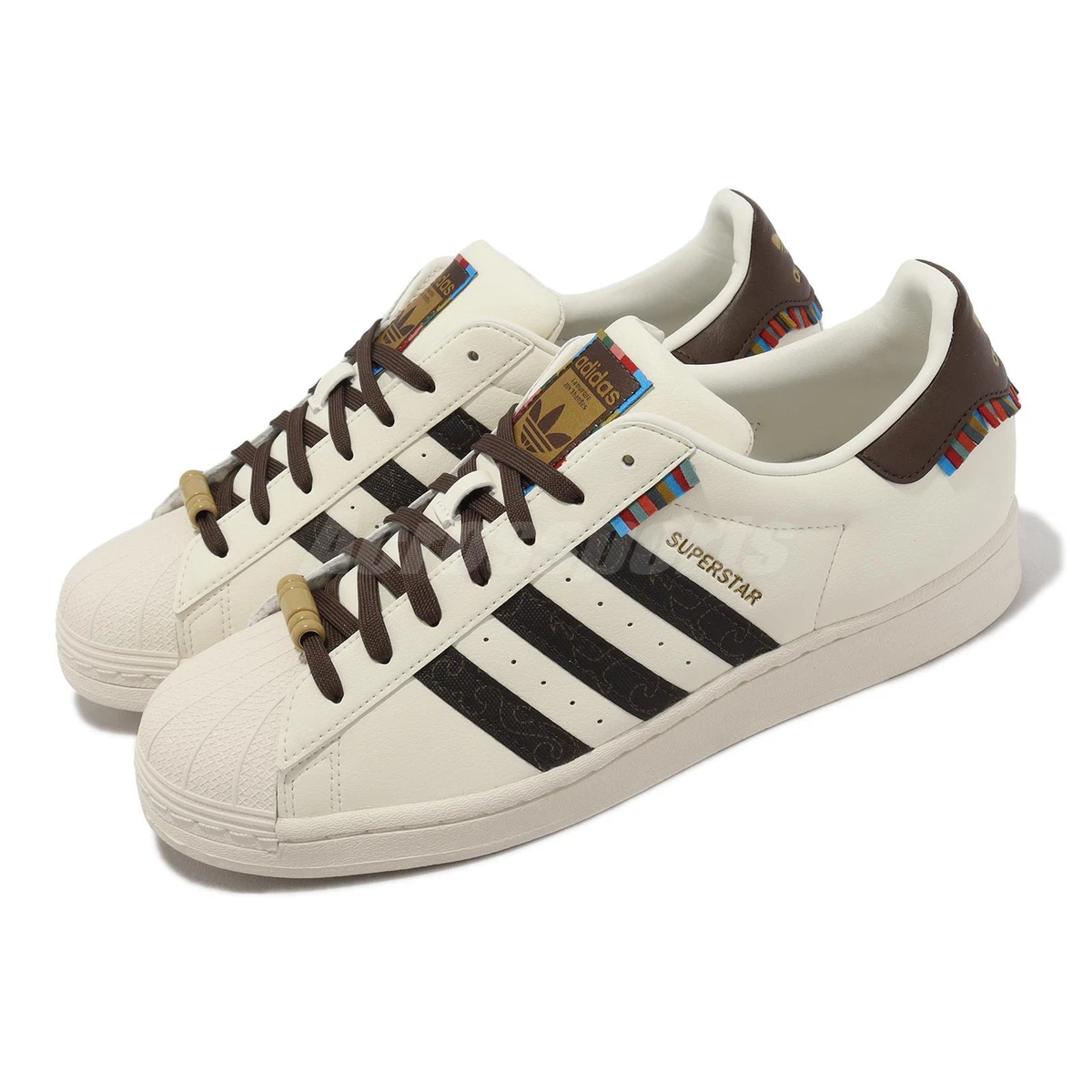 adidas Superstar Shoes - Beige, Men's Lifestyle