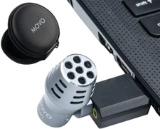 Movo DOM2-USB Mini Omnidirectional USB Computer Microphone for PC and Mac