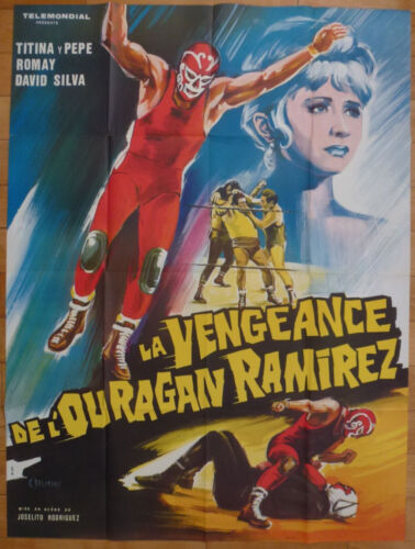 LA VENGEANCE DE L'OURAGAN RAMIREZ Pepe Romay 1969 Affiche Originale 120x160 - Picture 1 of 5