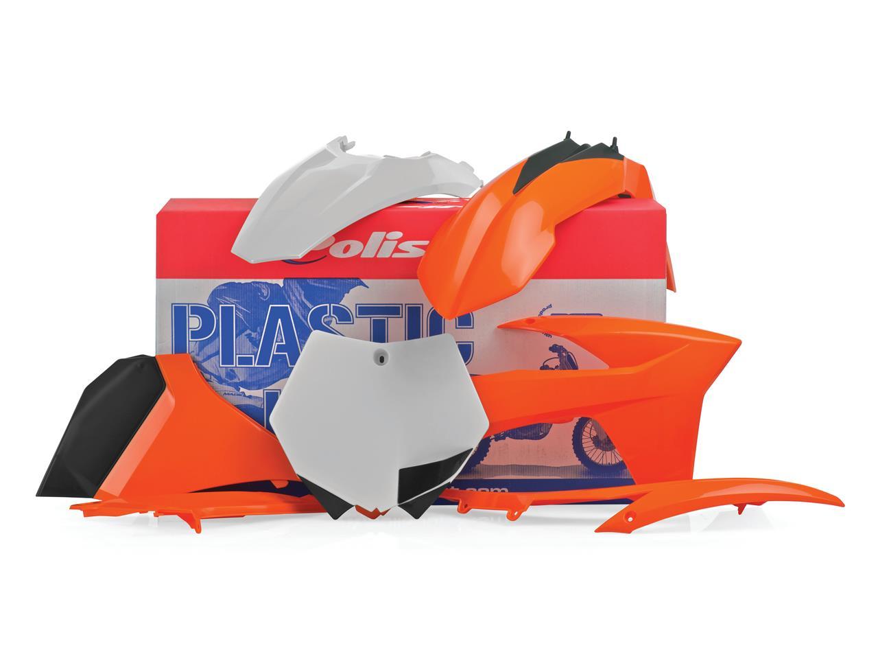 Kit plastique Polisport couleur origine pour moto KTM SX-F 250 350 450 annee 2011