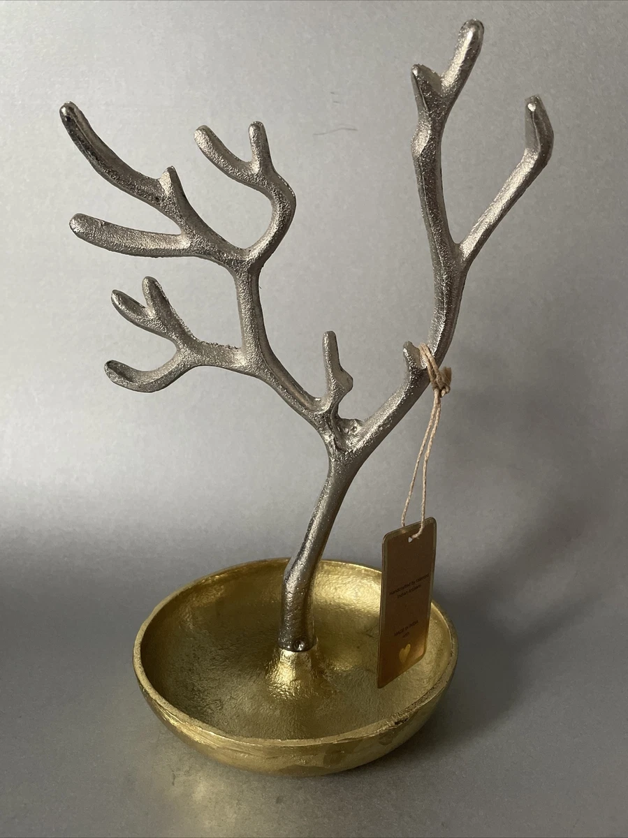 Metal jewelry tree stand deals