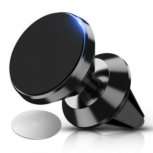 Car Air Vent Phone Holder Magnetic 360° Rotatable Bracket For iPhone Samsung - Afbeelding 2 van 6