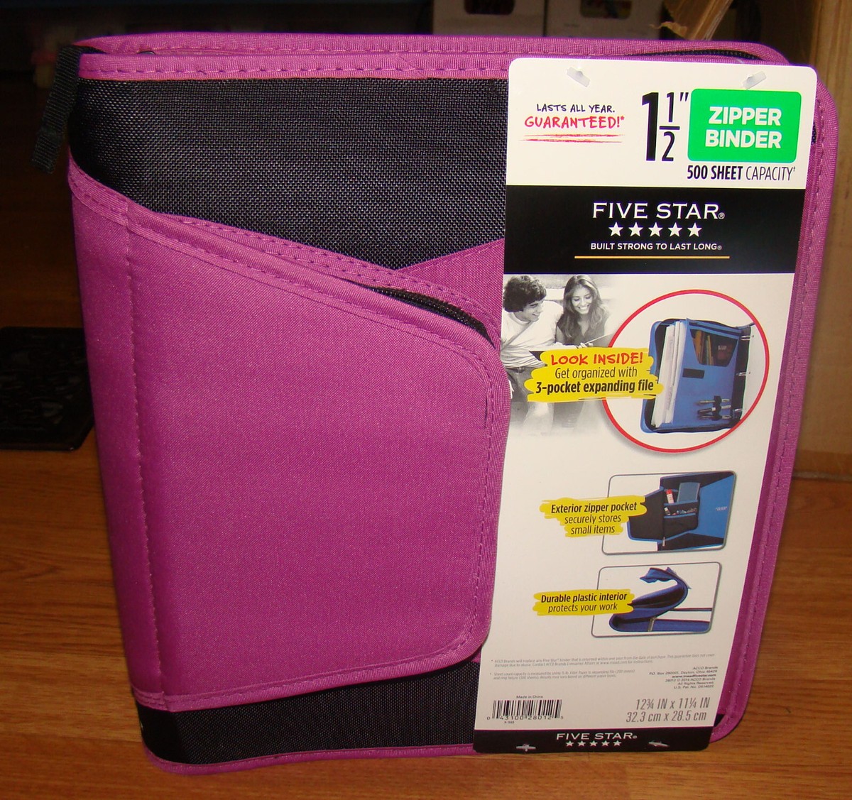 Zipper Binders Five Star