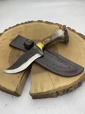 Handmade Carbon Steel Hand Forged Blade Collectible Bowie Knife Heavy Duty Knife