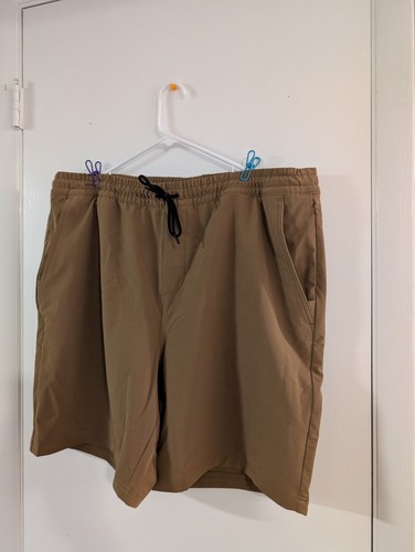 Khaki Herren Shorts, Badehose, XXL