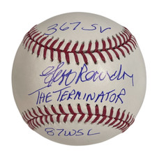 Jeff Reardon Signed Autographed ROMLB Baseball w/ 3 Insc Beckett BAS Witness COA