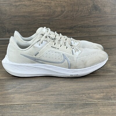 Nike Shoes Mens 14 White Air Zoom Pegasus 40 Athletic  display picture 1