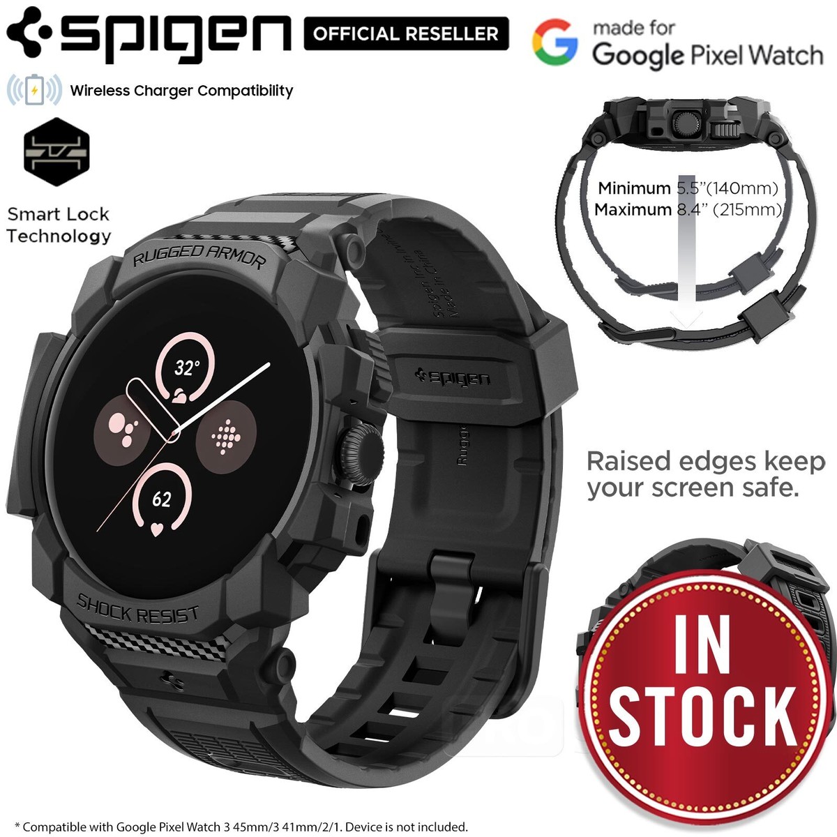Spigen Galaxy Watch Protector [2 Pack] Galaxy Watch Screen