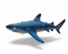 Blacktip Shark Life Size Statue Hanging 4FT - Shark Statue - Large Shark Statue