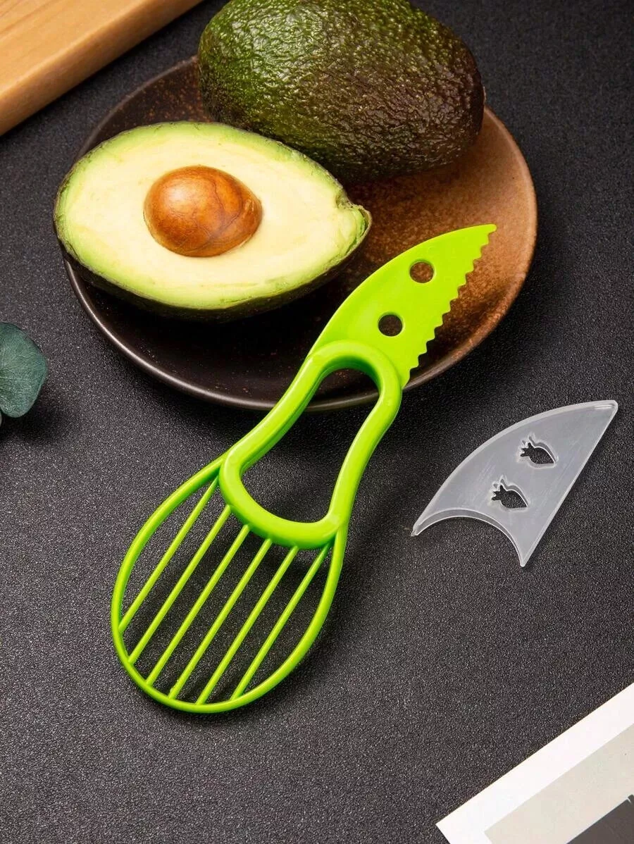 3 in 1 avocado slicer Shea Corer Butter Avocado Peeler Knife