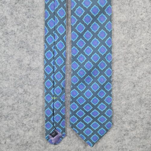 Ted Baker London Krawatte Wolle & Baumwolle geometrisch 60 x 3 adrette Designer Büro