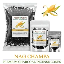 Nag Champa Charcoal Incense Cones 1" TOPFLOW Bulk Wholesale For Burner Holder