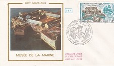 FRANCE 1976 FDC MUSEE DE L'ATLANTIQUE PORT LOUIS YT 1913