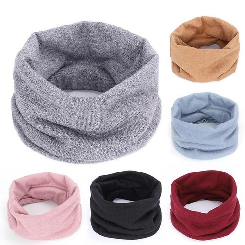 New Cashmere Winter Scarf for Baby Boys Girls Kids Knitted Scarves Unisex Elasti - Picture 10 of 29
