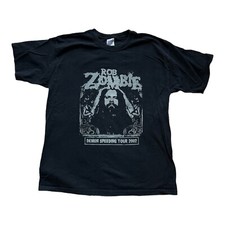 Vintage Rob Zombie T Shirt 2002 concert Demon Speeding tour men's large black