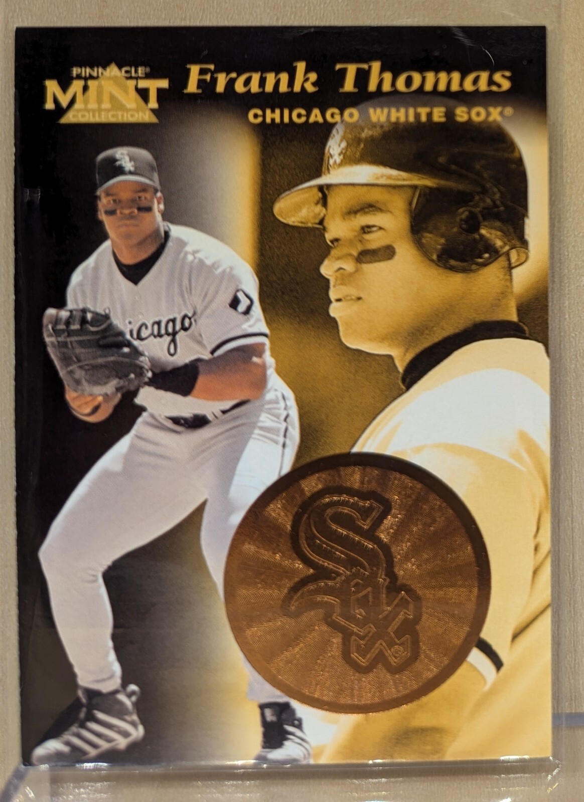 1997 Pinnacle Mint Collection BRONZE #2 Frank Thomas HOF RARE FOIL PARALLEL