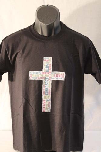 Inspirational cross Christ bible God Jesus mens t-shirt tee graphic novelty new - Bild 20 von 33