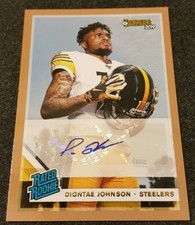 2019 DONRUSS *DIONTAE JOHNSON* (RATED ROOKIE) BRONZE AUTOGRAPH ROOKIE *STEELERS*
