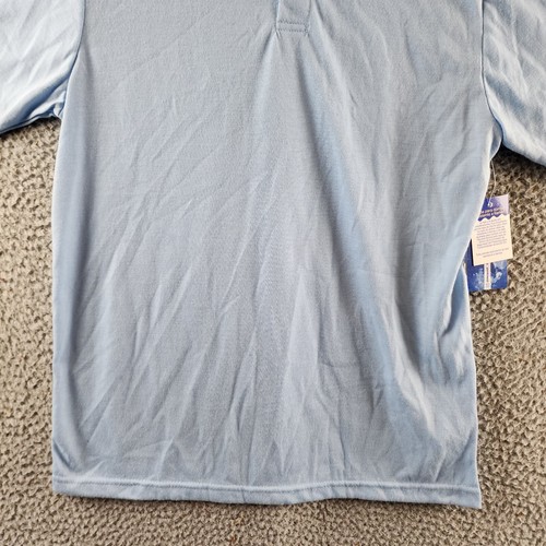 Max & Olivia Soft Jersey Henley Pajama Top Boys XL 16/18 Blue Short Sleeve - Picture 3 of 13