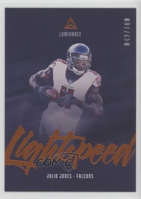 2019 Panini Luminance Lightspeed Orange 42/100 Julio Jones #LS8 13st