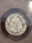 1892 P Silver Barber Dime- Philadelphia, MS/UNC Details, Clashed Die Error — photo 10