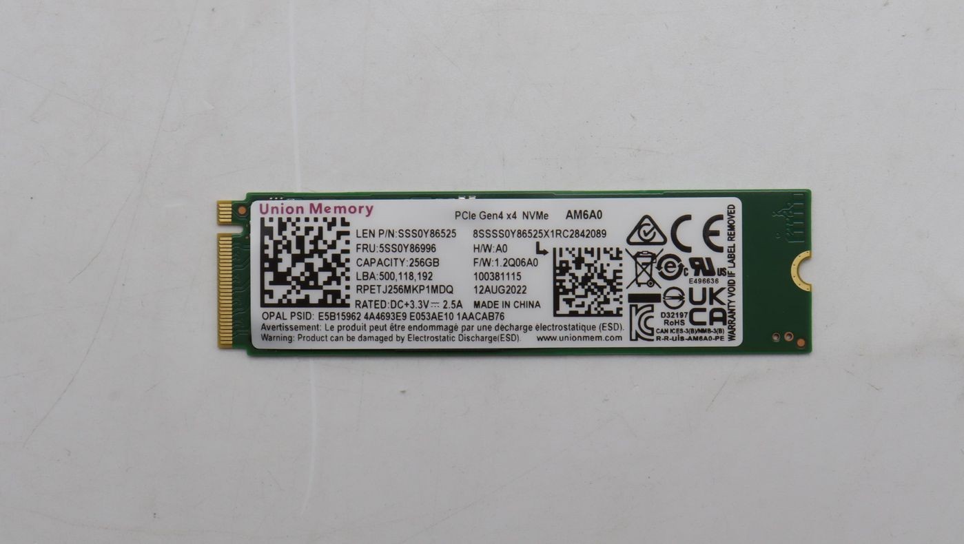 Lenovo 5SS0Y86996 SSD_ASM