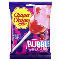 Chupa Chups Lutscher Bubble Gum 7X18G Packung