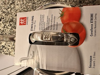 ZWILLING Energy Plus 2qt Ceramic Nonstick Stainless Steel Saucepan with Lid