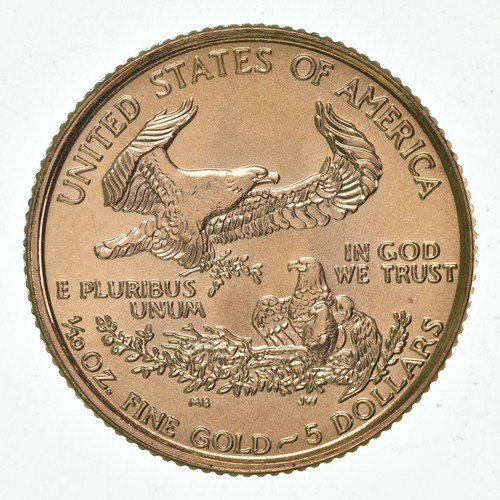 1999 $5 American Gold Liberty 1/10 Oz US Gold Coin *590 - Picture 2 of 3
