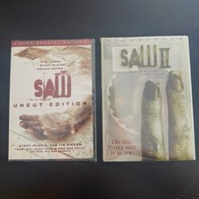 Saw 1 And Saw Ii Dvd Widescreen Edition Brand New Sealed In Shrink Uncut Saw 1 And Saw Ii Dvd Widescreen Edition Brand New Sealed In Shrink Uncut