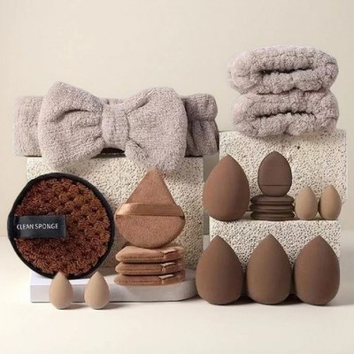 20 Stück Make-Up Schwamm Kit Schönheit Schwämme Mixer Dreieck Pulver Puff Mini