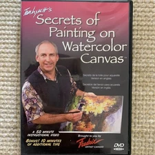 Tom Lynch's Secrets of Painting on Watercolor Canvas (DVD, 2005) 