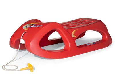 Schlitten Snow Cruiser rot Kinderschlitten Winter Rodeln