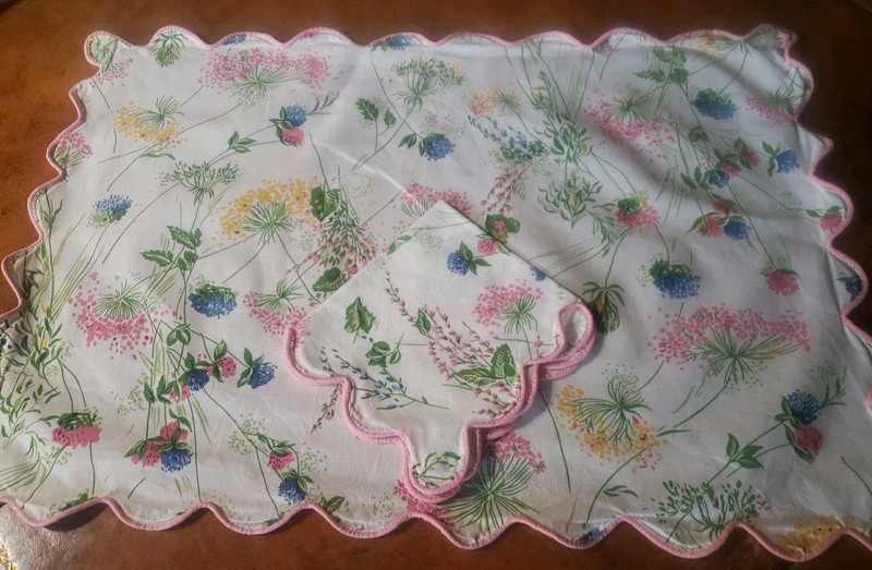 D.Porthault 100% Cotton Breakfast Set