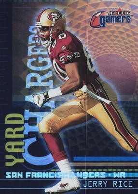 2000 Fleer Gamers #5 YC Jerry Rice Yard Chargers