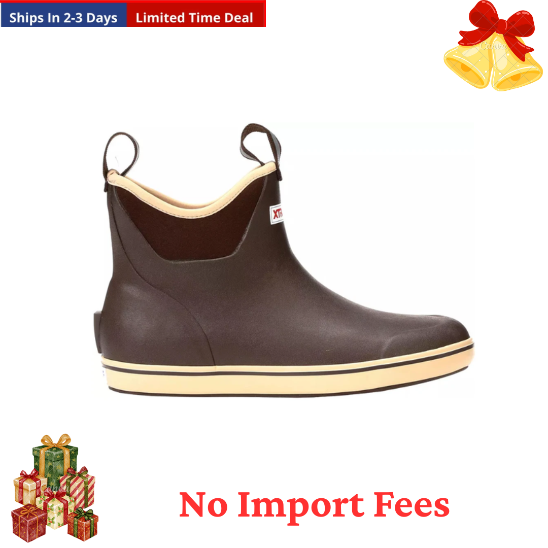 Xtratuf Men's 6'' Ankle Waterproof Deck Boots, Brown