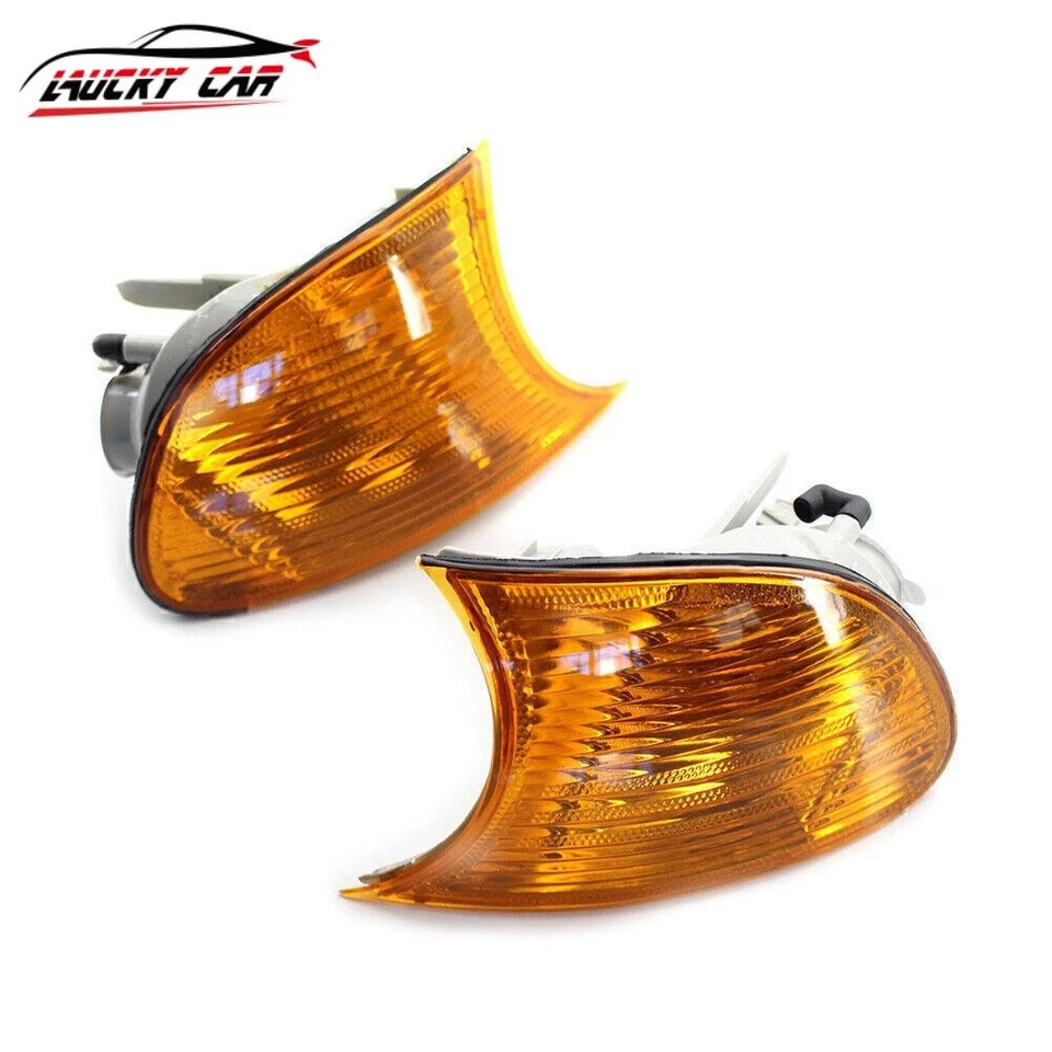 For BMW E46 3-Series 2DR 00-01 Front Turn Signal Light w/ Yellow Lens Right Left - Imagem 3 de 4